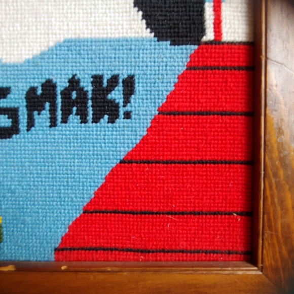 Set 3- Vintage Needlepoint Snoopy Charlie Brown F - Picture 5 of 14
